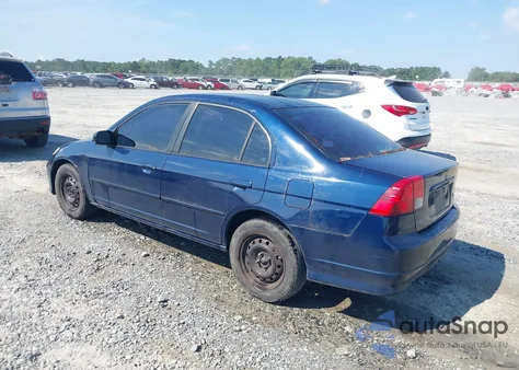 2004 Honda Civic Lx из США, поврежденный, VIN 2HGES16564H617818